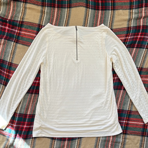 Banana  Republic lined tunic. Cream.  Size medium - Picture 3 of 5